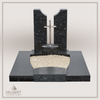 UR-DA-UR221-18 | Hilgert Grabsteine | Urnengrabstein aus Granit