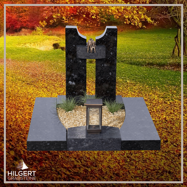 UR-DA-UR221-19 | Hilgert Grabsteine | Urnengrabstein aus Granit