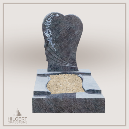 UR-DA-UR245 | Hilgert Grabsteine | Urnengrabstein aus Granit