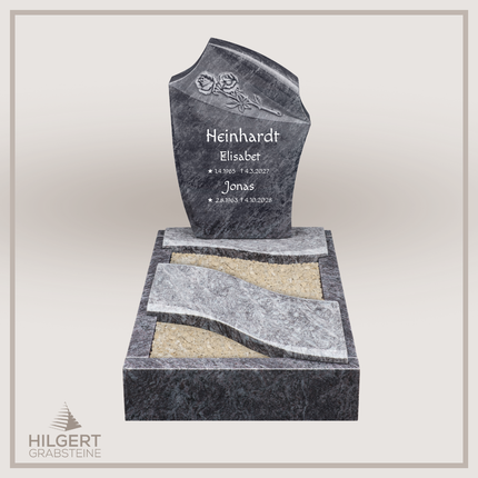 UR-DA-UR245 | Hilgert Grabsteine | Urnengrabstein aus Granit