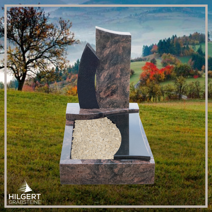 UR-DA-UR246-19 | Hilgert Grabsteine | Urnengrabstein aus Granit