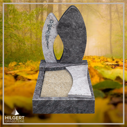 UR-DA-UR250-20-AB1806 | Hilgert Grabsteine | Urnengrabstein aus Granit
