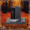 UR-DA-UR253 | Hilgert Grabsteine | Urnengrabstein aus Granit
