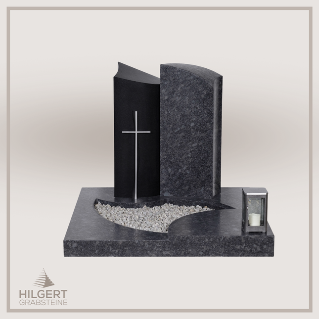 UR-DA-UR253 | Hilgert Grabsteine | Urnengrabstein aus Granit