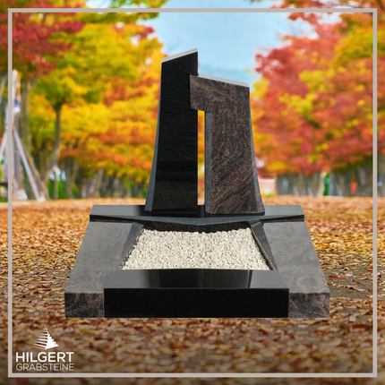 UR-DA-UR257-21 | Hilgert Grabsteine | Urnengrabstein aus Granit