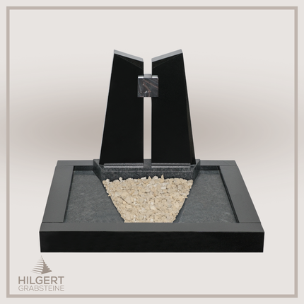 UR-DA-UR258-21 | Hilgert Grabsteine | Urnengrabstein aus Granit