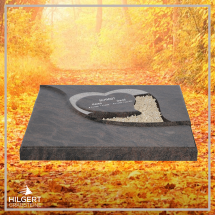 UR-DA-UR259-21 | Hilgert Grabsteine | Urnengrabstein aus Granit