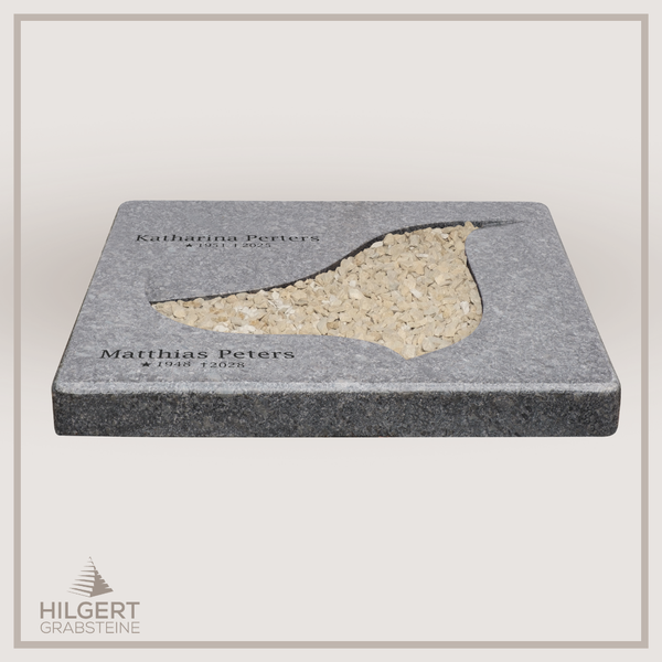 UR-DA-UR261-21 | Hilgert Grabsteine | Urnengrabstein aus Granit