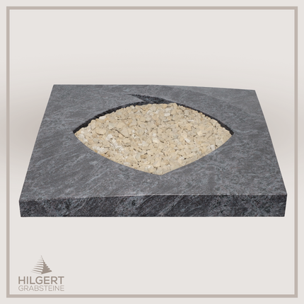 UR-DA-UR263-21 | Hilgert Grabsteine | Urnengrabstein aus Granit