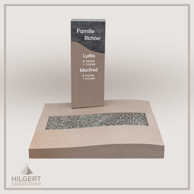 UR-DA-UR266 | Hilgert Grabsteine | Urnengrabstein aus Granit