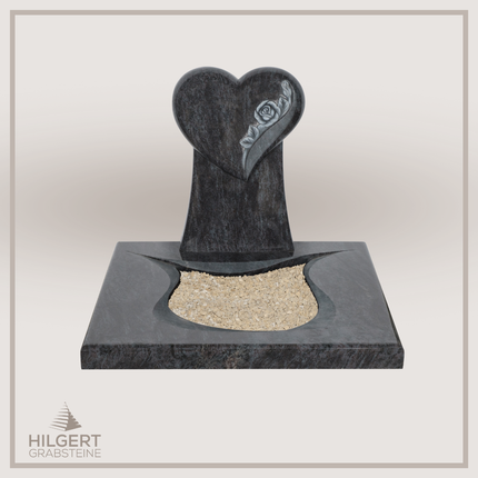 UR-DA-UR269 | Hilgert Grabsteine | Urnengrabstein aus Granit