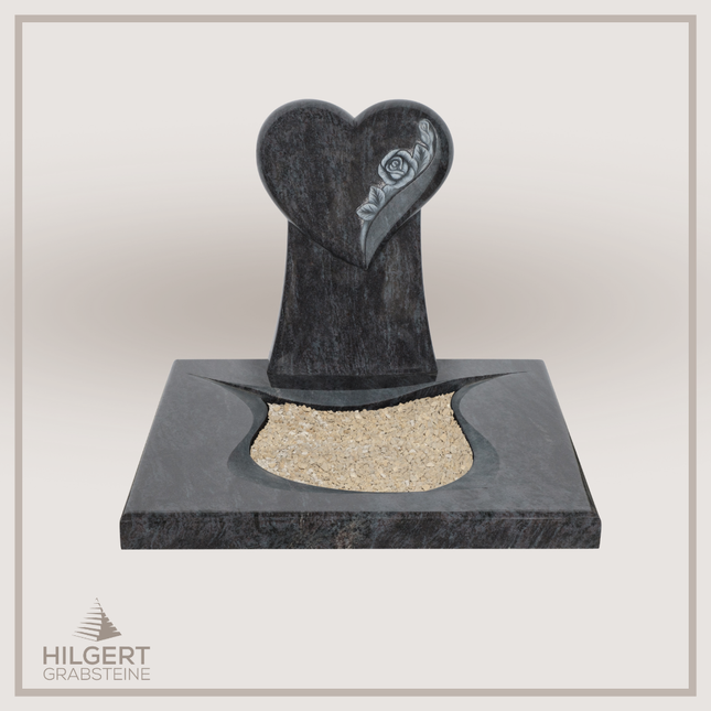 UR-DA-UR269 | Hilgert Grabsteine | Urnengrabstein aus Granit