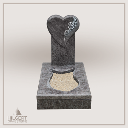 UR-DA-UR271 | Hilgert Grabsteine | Urnengrabstein aus Granit