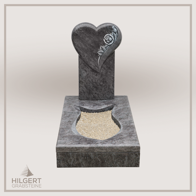 UR-DA-UR271 | Hilgert Grabsteine | Urnengrabstein aus Granit