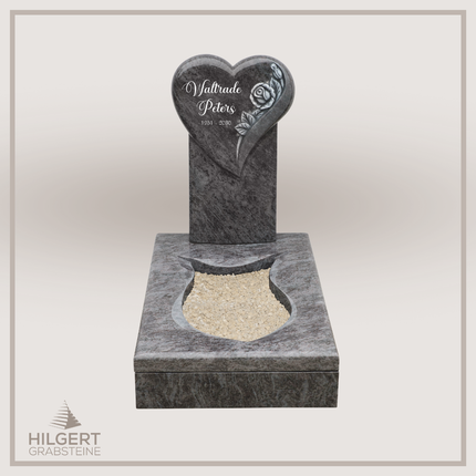 UR-DA-UR271 | Hilgert Grabsteine | Urnengrabstein aus Granit