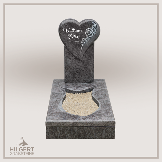 UR-DA-UR271 | Hilgert Grabsteine | Urnengrabstein aus Granit