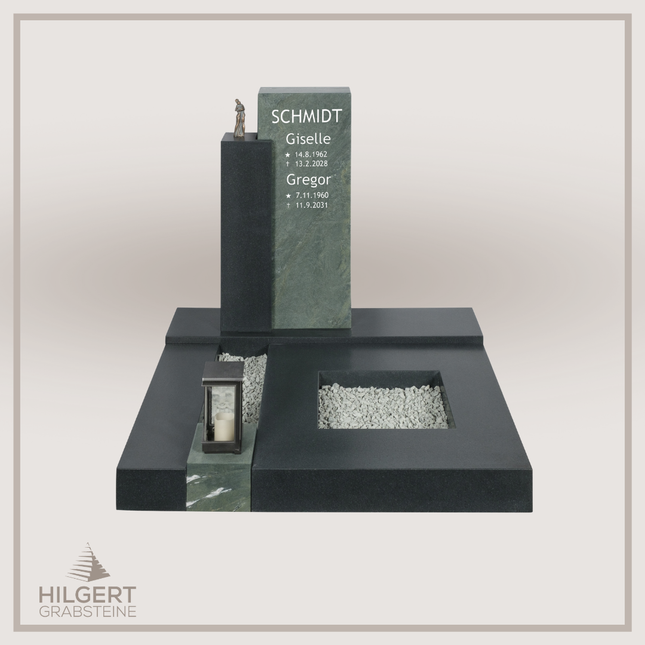 UR-DA-UR272 | Hilgert Grabsteine | Urnengrabstein aus Granit