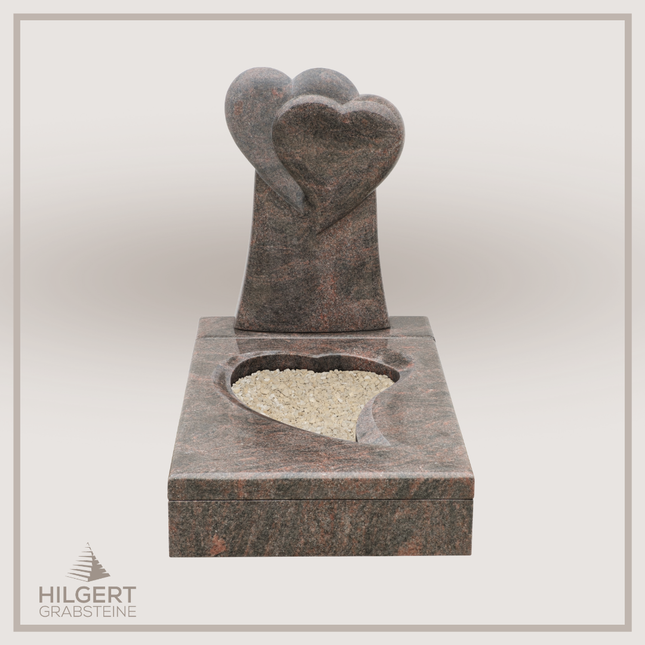 UR-DA-UR273 | Hilgert Grabsteine | Urnengrabstein aus Granit