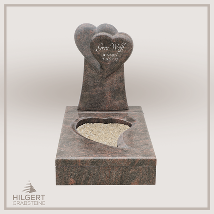 UR-DA-UR273 | Hilgert Grabsteine | Urnengrabstein aus Granit