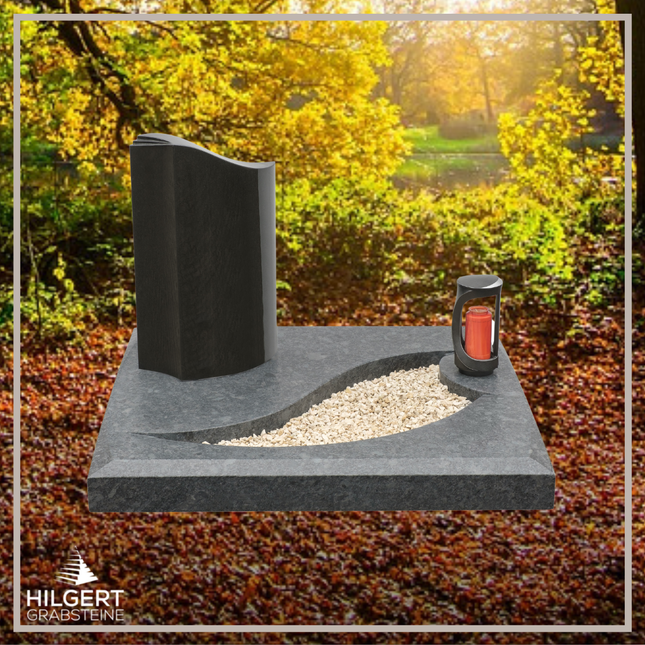 UR-DA-UR274 | Hilgert Grabsteine | Urnengrabstein aus Granit