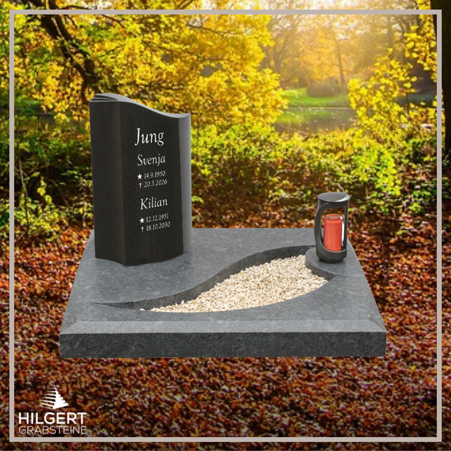 UR-DA-UR274 | Hilgert Grabsteine | Urnengrabstein aus Granit