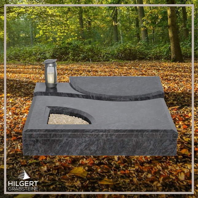 UR-DA-UR275 | Hilgert Grabsteine | Urnengrabstein aus Granit
