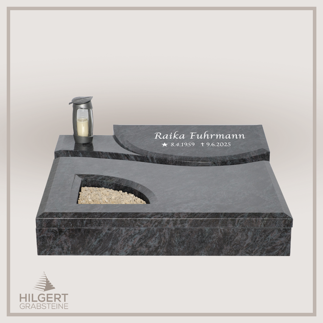 UR-DA-UR275 | Hilgert Grabsteine | Urnengrabstein aus Granit