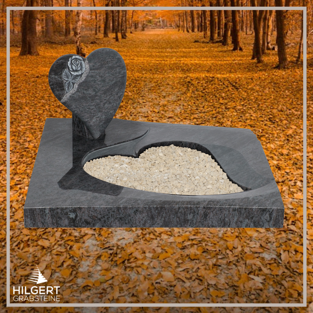 UR-DA-UR276 | Hilgert Grabsteine | Urnengrabstein aus Granit