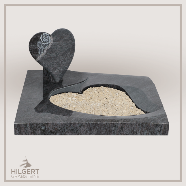 UR-DA-UR276 | Hilgert Grabsteine | Urnengrabstein aus Granit