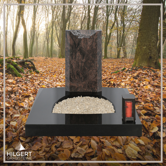 UR-DA-UR277 | Hilgert Grabsteine | Urnengrabstein aus Granit