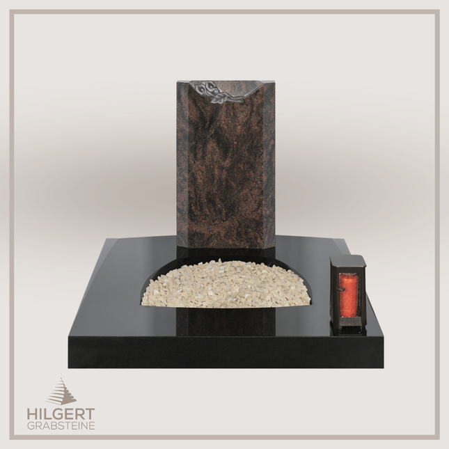 UR-DA-UR277 | Hilgert Grabsteine | Urnengrabstein aus Granit