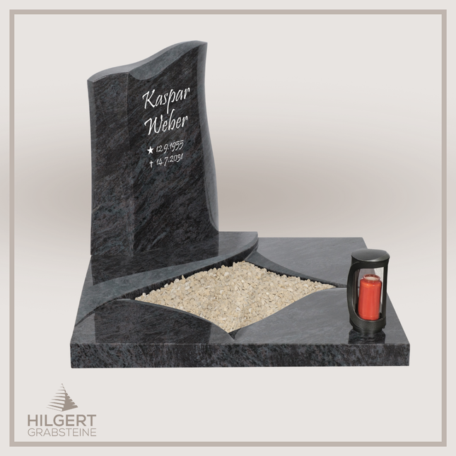 UR-DA-UR278 | Hilgert Grabsteine | Urnengrabstein aus Granit