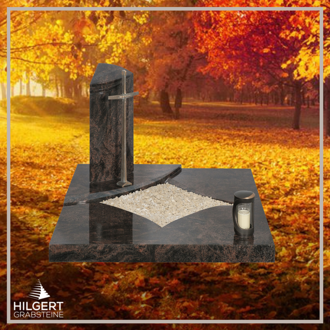 UR-DA-UR279 | Hilgert Grabsteine | Urnengrabstein aus Granit