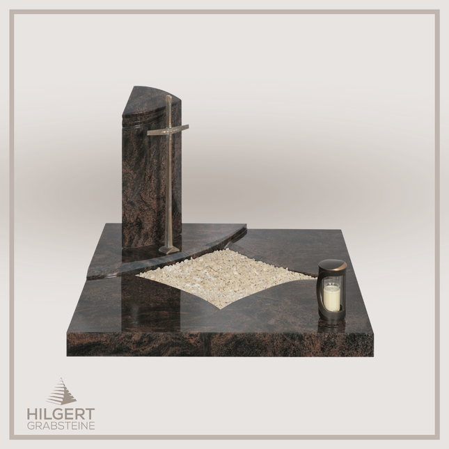 UR-DA-UR279 | Hilgert Grabsteine | Urnengrabstein aus Granit