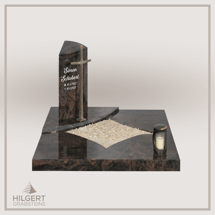 UR-DA-UR279 | Hilgert Grabsteine | Urnengrabstein aus Granit