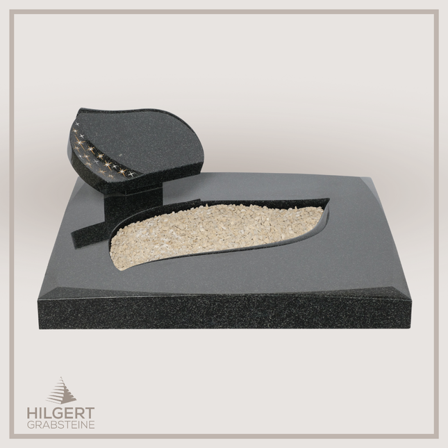 UR-DA-UR280 | Hilgert Grabsteine | Urnengrabstein aus Granit