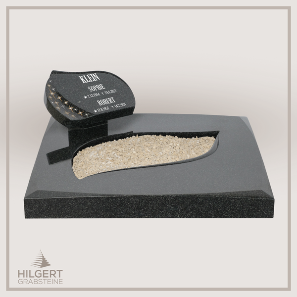UR-DA-UR280 | Hilgert Grabsteine | Urnengrabstein aus Granit