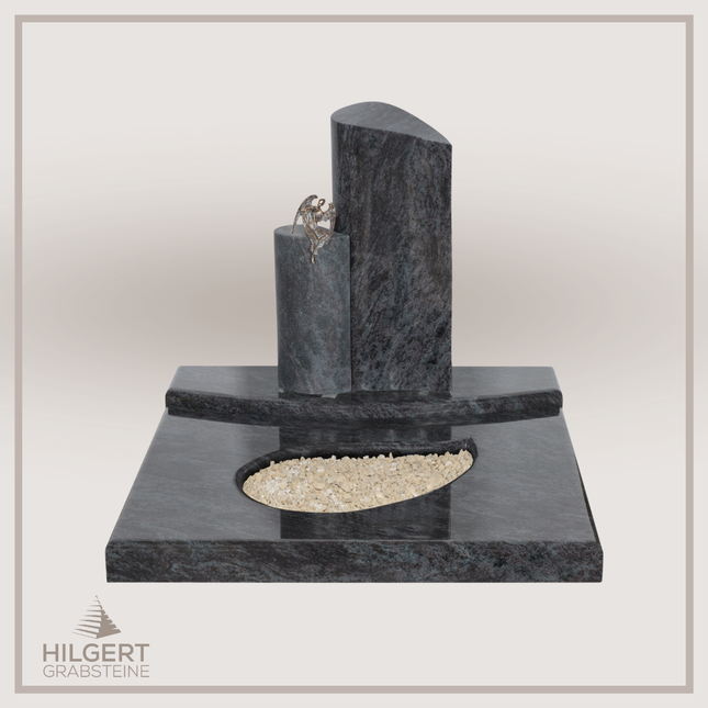 UR-DA-UR281 | Hilgert Grabsteine | Urnengrabstein aus Granit