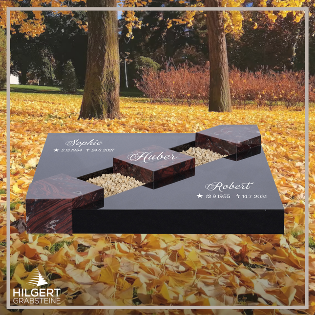 UR-DA-UR33 | Hilgert Grabsteine | Urnengrabstein aus Granit
