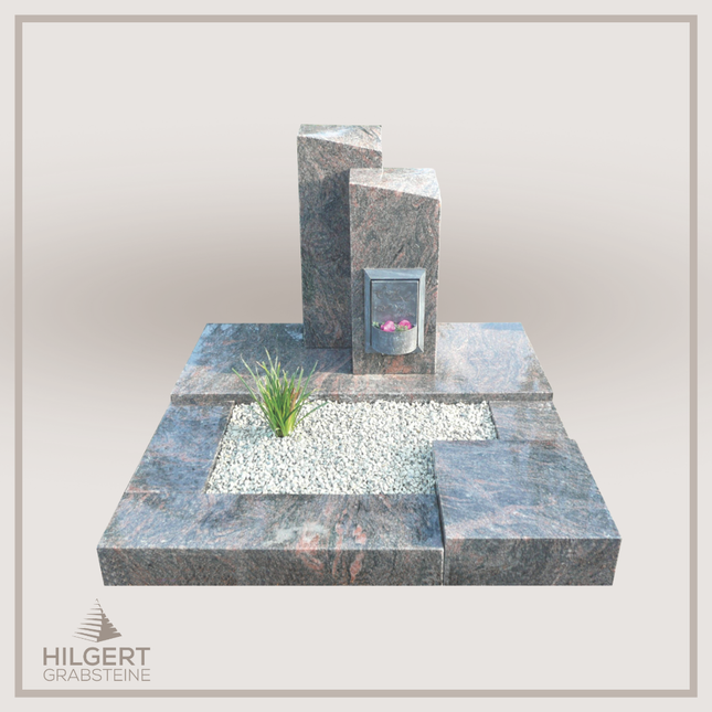 UR-DA-UR36 | Hilgert Grabsteine | Urnengrabstein aus Granit