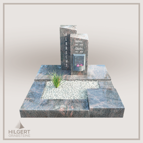 UR-DA-UR36 | Hilgert Grabsteine | Urnengrabstein aus Granit