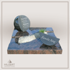 UR-DA-UR37 | Hilgert Grabsteine | Urnengrabstein aus Granit