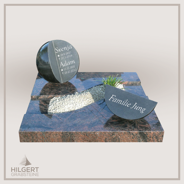 UR-DA-UR37 | Hilgert Grabsteine | Urnengrabstein aus Granit