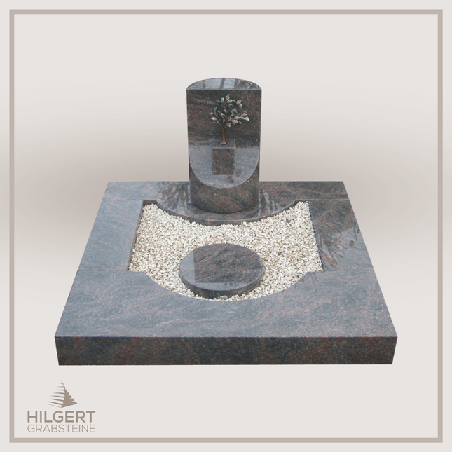 UR-DA-UR38 | Hilgert Grabsteine | Urnengrabstein aus Granit