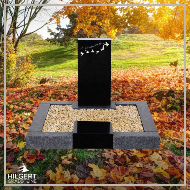 UR-DA-UR41 | Hilgert Grabsteine | Urnengrabstein aus Granit