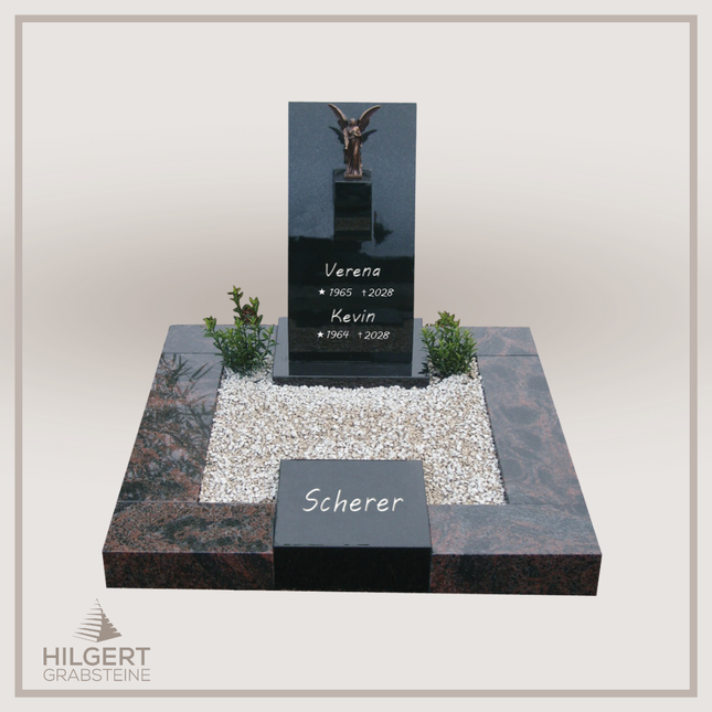 UR-DA-UR41 | Hilgert Grabsteine | Urnengrabstein aus Granit