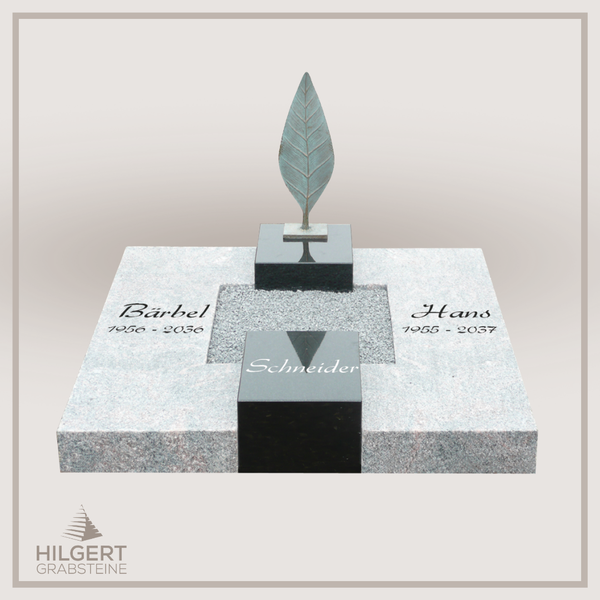UR-DA-UR42 | Hilgert Grabsteine | Urnengrabstein aus Granit