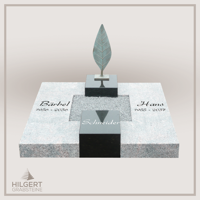 UR-DA-UR42 | Hilgert Grabsteine | Urnengrabstein aus Granit