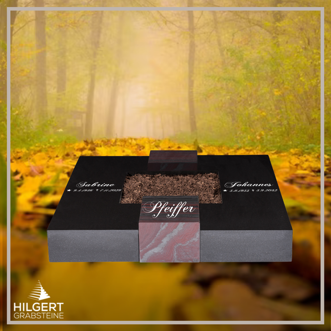 UR-DA-UR42 | Hilgert Grabsteine | Urnengrabstein aus Granit