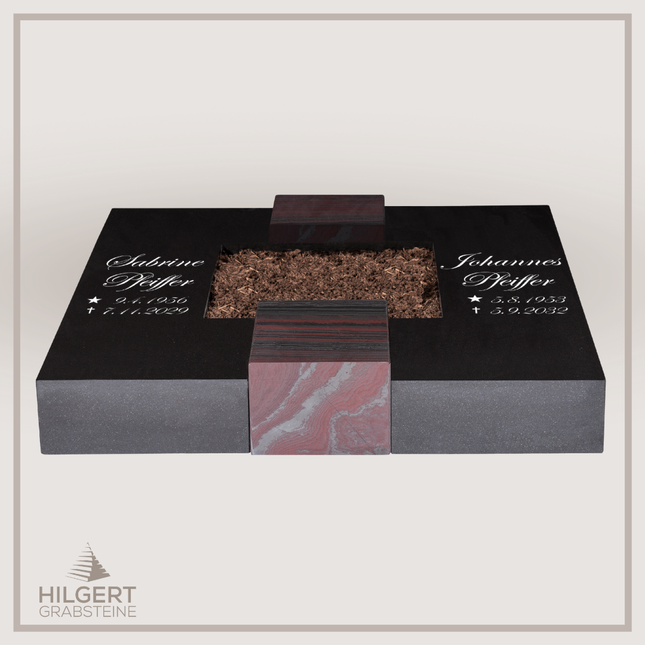 UR-DA-UR42 | Hilgert Grabsteine | Urnengrabstein aus Granit